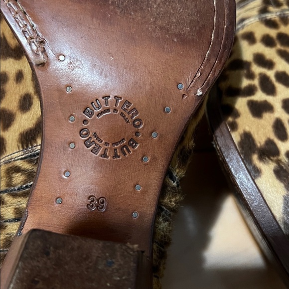 Buttero Leopard Print Ankle Booties - Picture 12 of 17